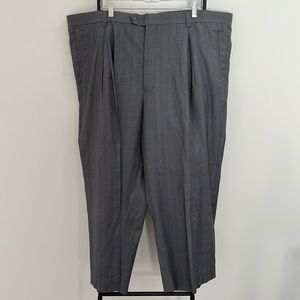 Arvin Magic Johnson Strips Dress Pants Gray Men Size 48 R